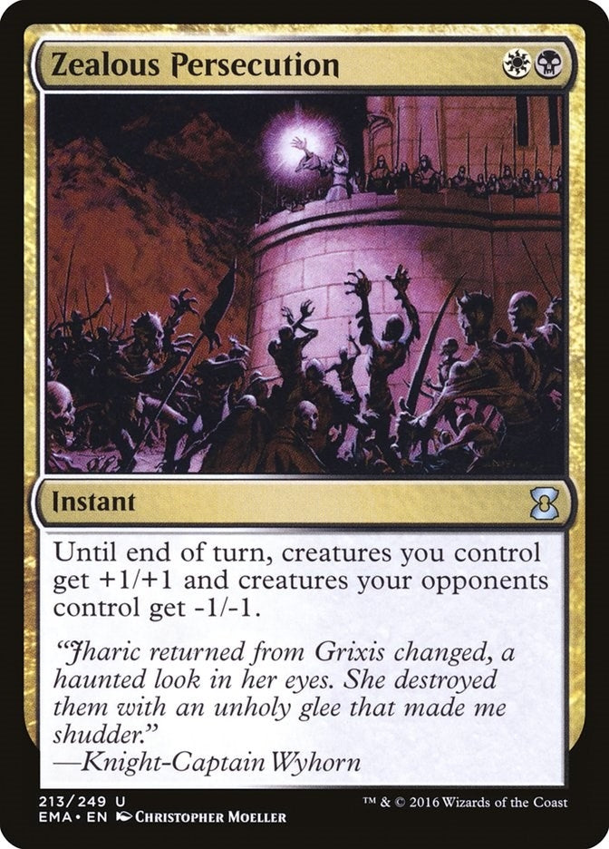 Image for Zealous Persecution (213) (Eternal Masters) (EMA) - Magic: The Gathering
