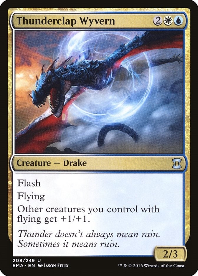 Image for Thunderclap Wyvern (208) (Eternal Masters) (EMA) - Magic: The Gathering
