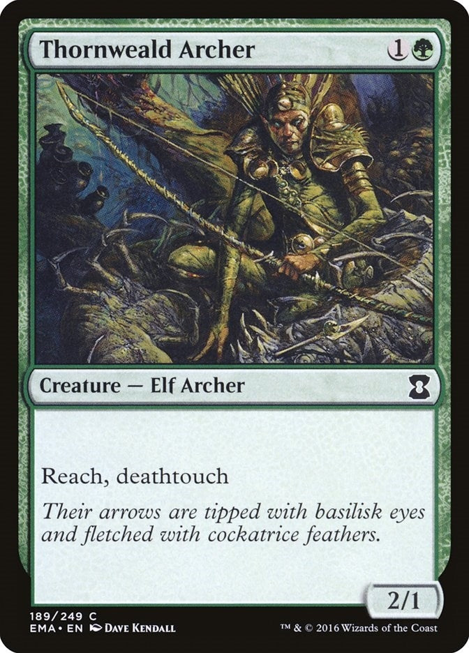 Image for Thornweald Archer (189) (Eternal Masters) (EMA) - Magic: The Gathering