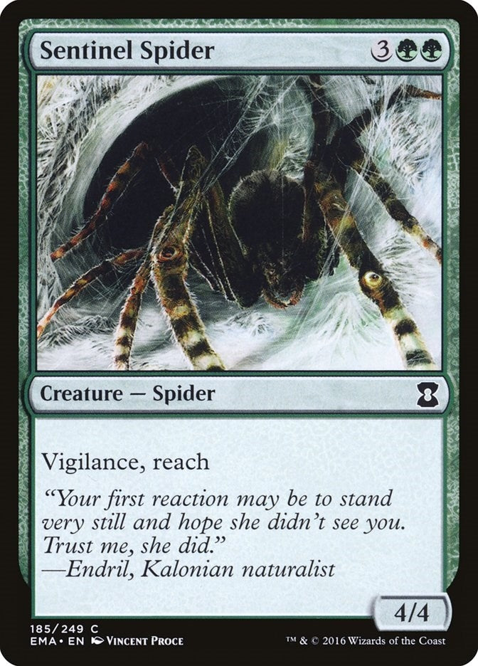 Image for Sentinel Spider (185) (Eternal Masters) (EMA) - Magic: The Gathering