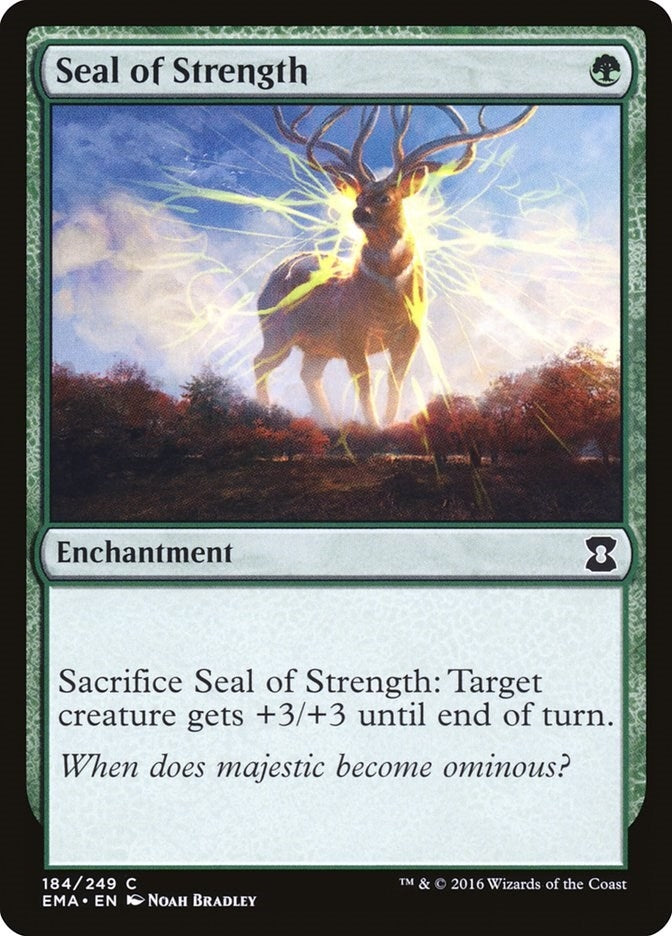 Image for Seal of Strength (184) (Eternal Masters) (EMA) - Magic: The Gathering