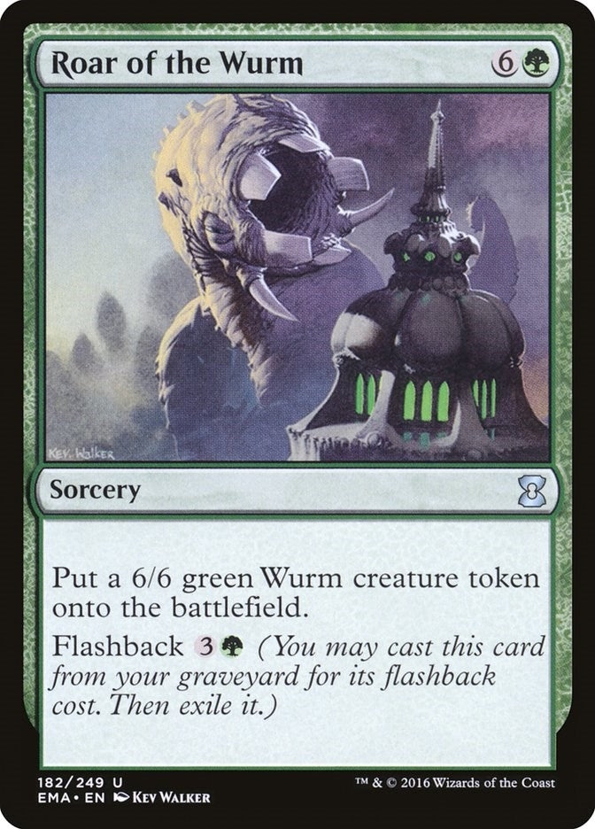 Image for Roar of the Wurm (182) (Eternal Masters) (EMA) - Magic: The Gathering