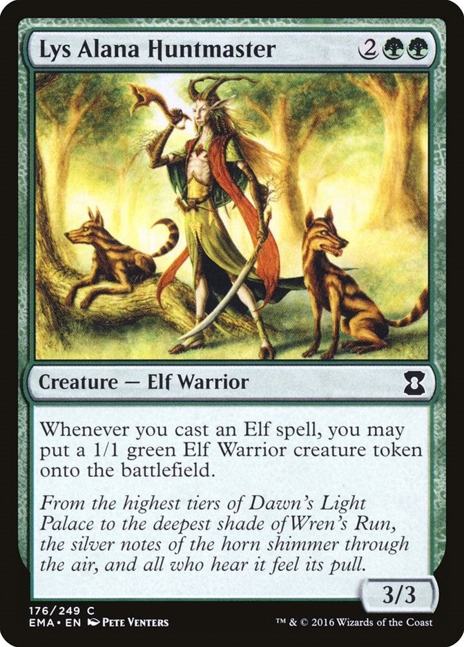 Image for Lys Alana Huntmaster (176) (Eternal Masters) (EMA) - Magic: The Gathering