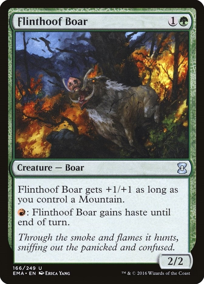 Image for Flinthoof Boar (166) (Eternal Masters) (EMA) - Magic: The Gathering