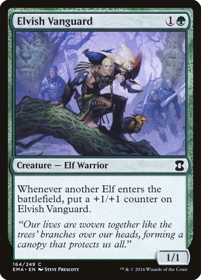 Image for Elvish Vanguard (164) (Eternal Masters) (EMA) - Magic: The Gathering