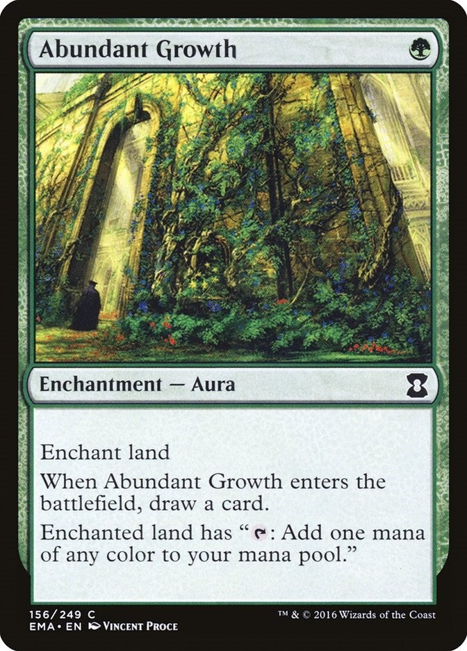 Image for Abundant Growth (156) (Eternal Masters) (EMA) - Magic: The Gathering