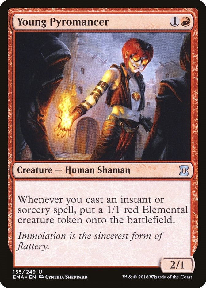 Image for Young Pyromancer (155) (Eternal Masters) (EMA) - Magic: The Gathering