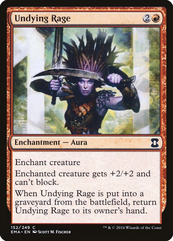Image for Undying Rage (152) (Eternal Masters) (EMA) - Magic: The Gathering