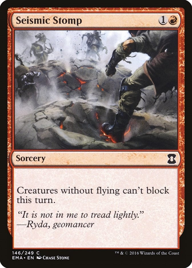 Image for Seismic Stomp (146) (Eternal Masters) (EMA) - Magic: The Gathering