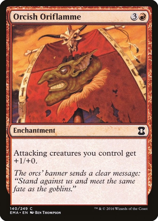 Image for Orcish Oriflamme (140) (Eternal Masters) (EMA) - Magic: The Gathering