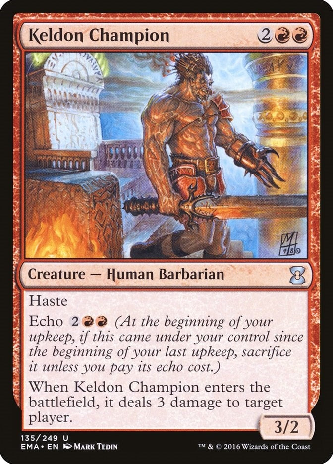 Image for Keldon Champion (135) (Eternal Masters) (EMA) - Magic: The Gathering