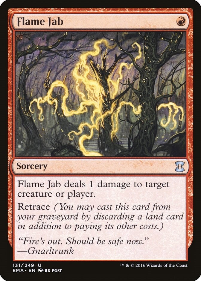 Image for Flame Jab (131) (Eternal Masters) (EMA) - Magic: The Gathering