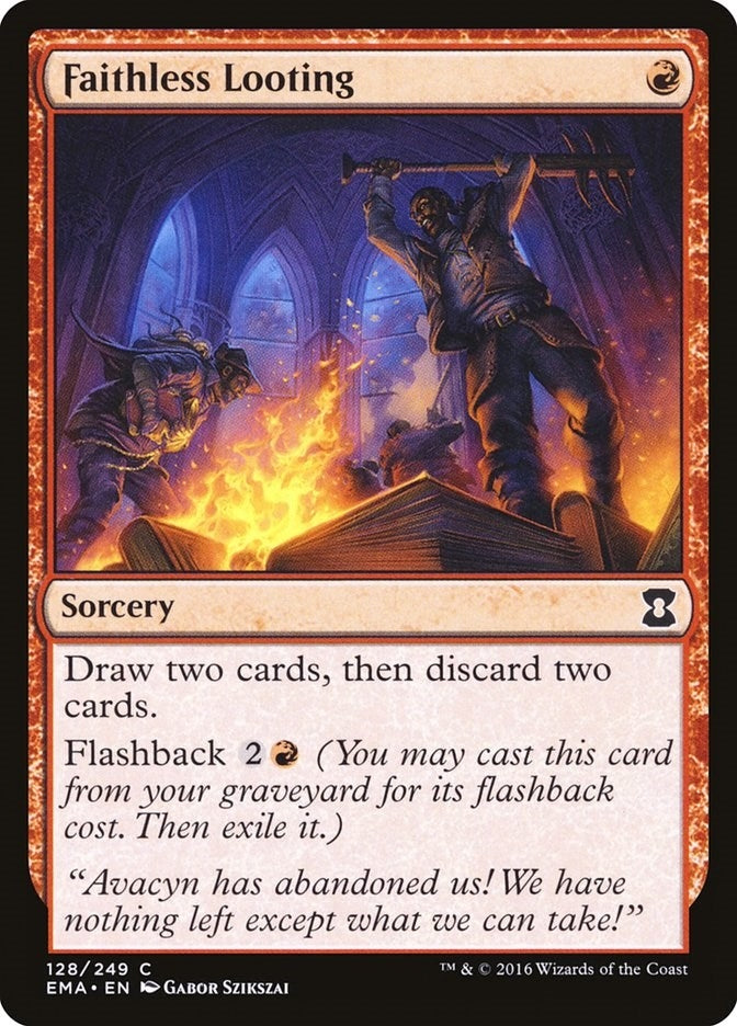 Image for Faithless Looting (128) (Eternal Masters) (EMA) - Magic: The Gathering