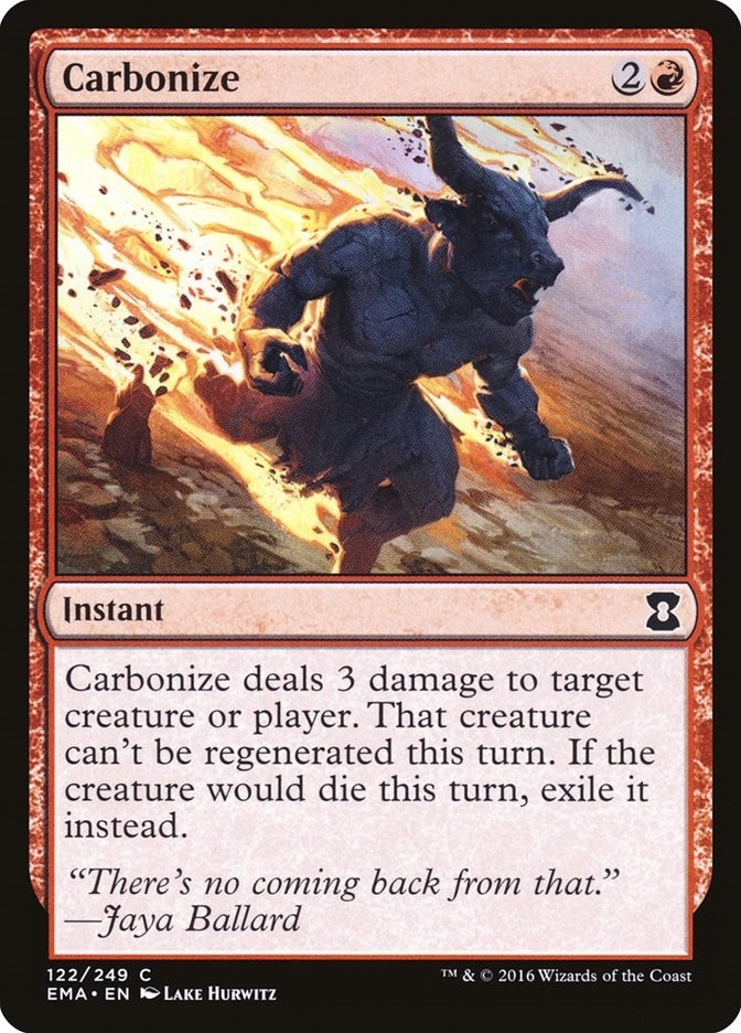 Image for Carbonize (122) (Eternal Masters) (EMA) - Magic: The Gathering