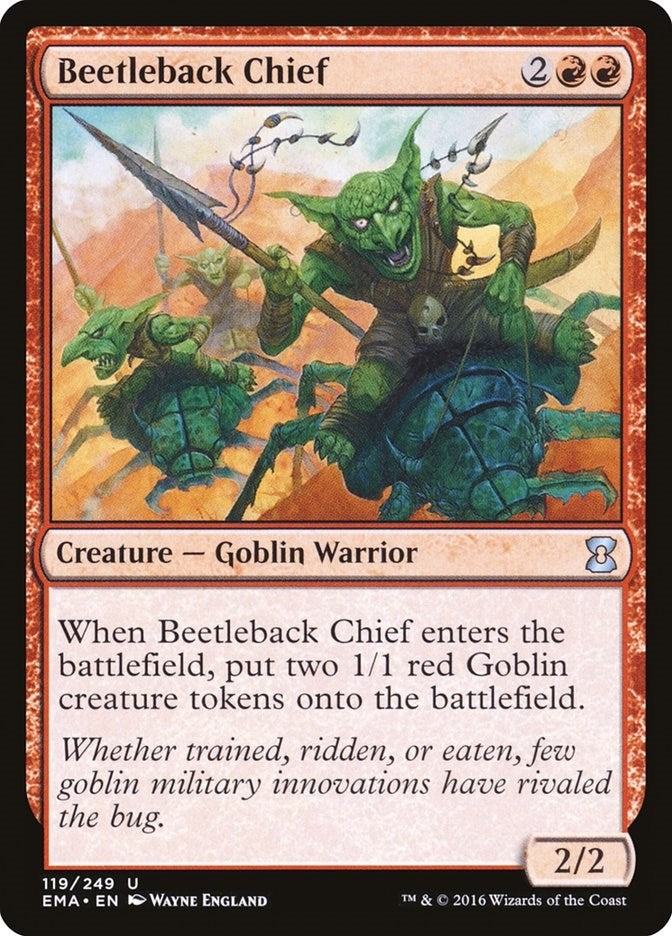 Image for Beetleback Chief (119) (Eternal Masters) (EMA) - Magic: The Gathering
