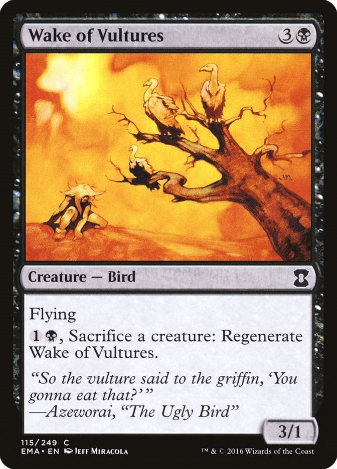 Image for Wake of Vultures (115) (Eternal Masters) (EMA) - Magic: The Gathering