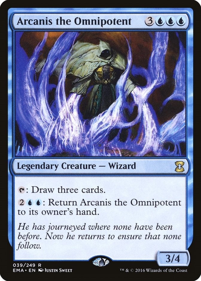 Image for Arcanis the Omnipotent (39) (Eternal Masters) (EMA) - Magic: The Gathering