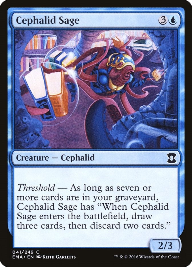 Image for Cephalid Sage (41) (Eternal Masters) (EMA) - Magic: The Gathering