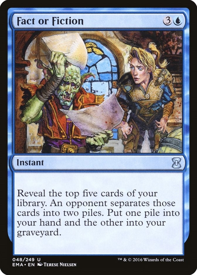 Image for Fact or Fiction (48) (Eternal Masters) (EMA) - Magic: The Gathering