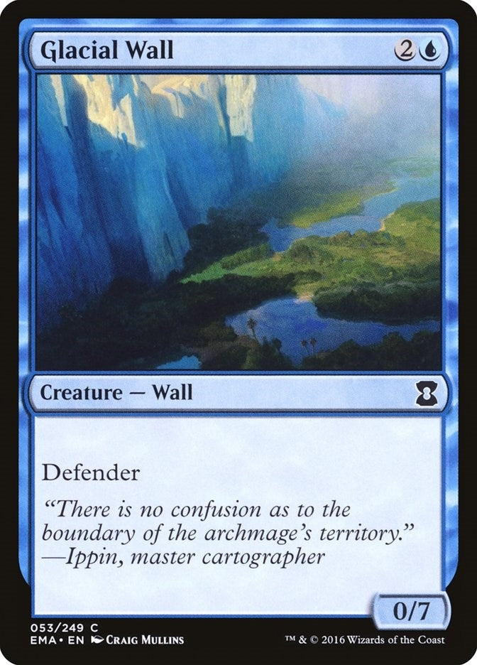 Image for Glacial Wall (53) (Eternal Masters) (EMA) - Magic: The Gathering