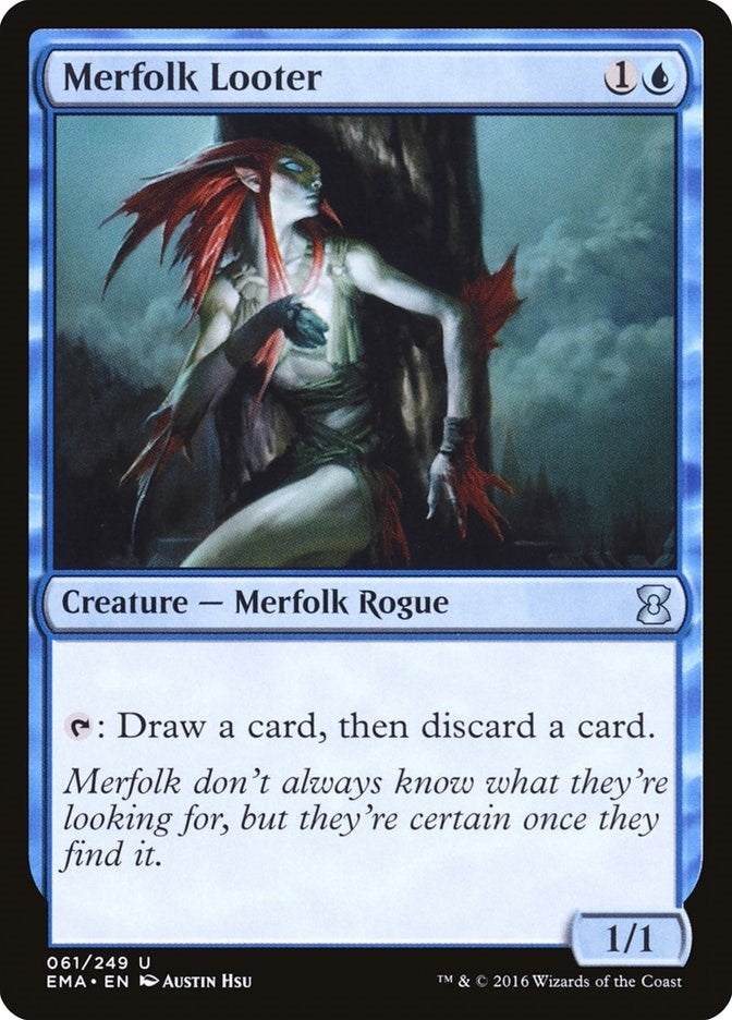 Image for Merfolk Looter (61) (Eternal Masters) (EMA) - Magic: The Gathering