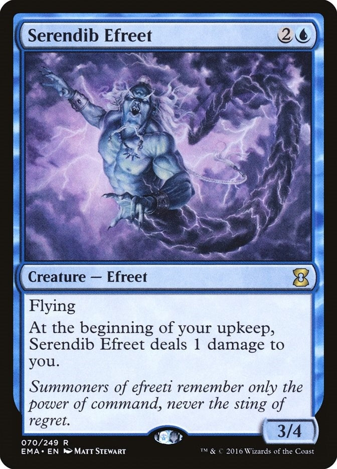 Image for Serendib Efreet (70) (Eternal Masters) (EMA) - Magic: The Gathering
