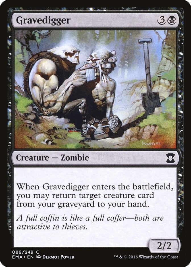 Image for Gravedigger (89) (Eternal Masters) (EMA) - Magic: The Gathering