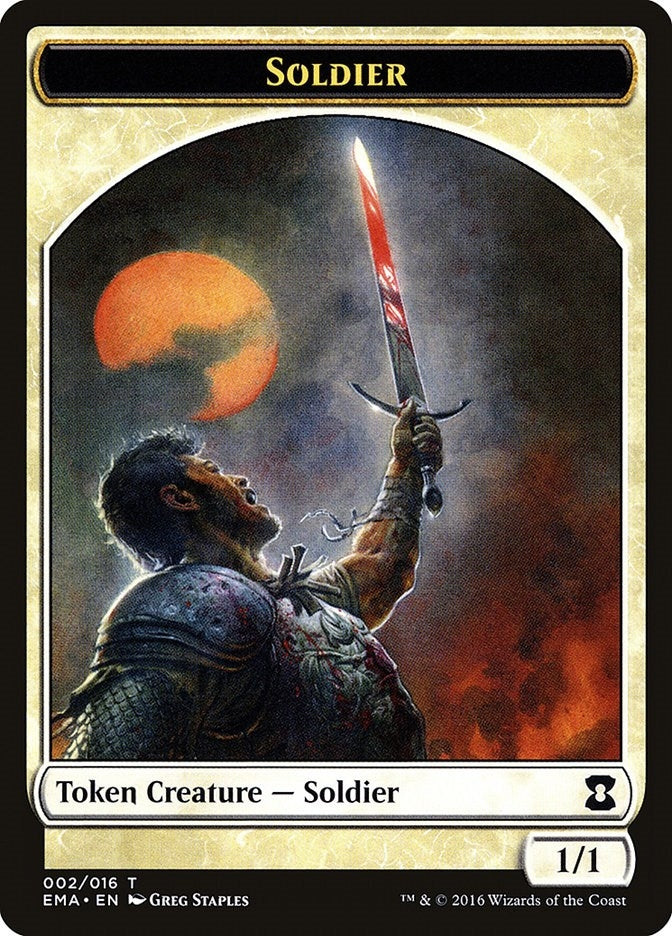Image for Soldier Token (2) (Eternal Masters) (EMA) - Magic: The Gathering