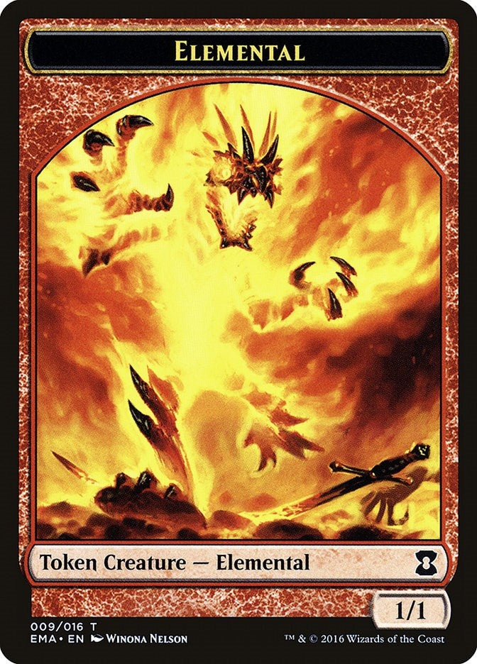 Image for Elemental Token (009) (9) (Eternal Masters) (EMA) - Magic: The Gathering