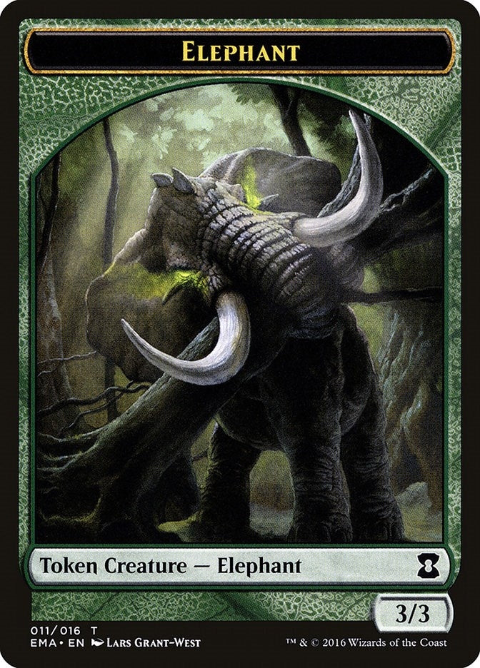 Image for Elephant Token (11) (Eternal Masters) (EMA) - Magic: The Gathering