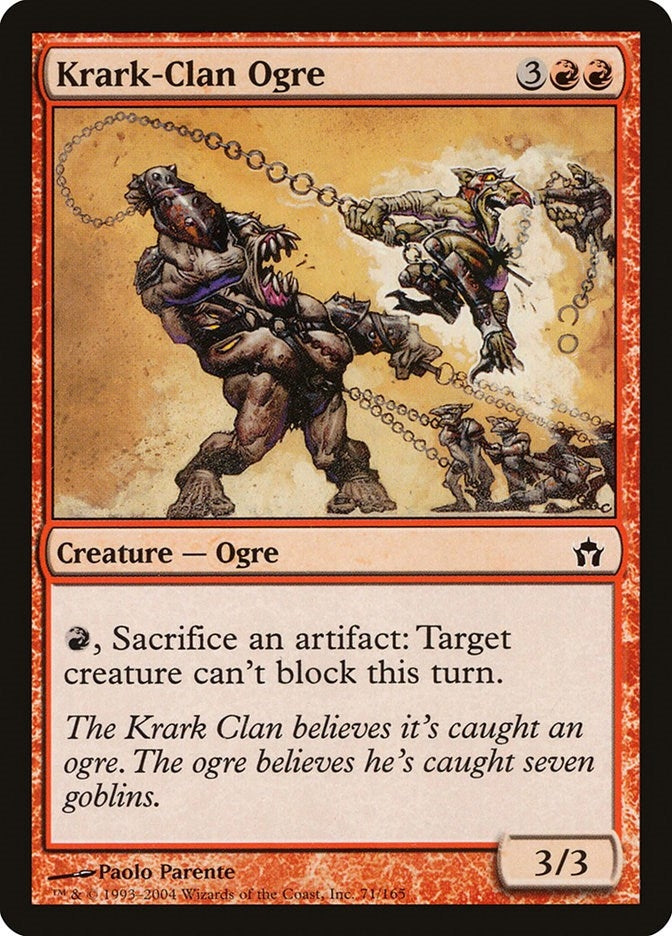 Image for Krark-Clan Ogre (71) (Fifth Dawn) (5DN) - Magic: The Gathering
