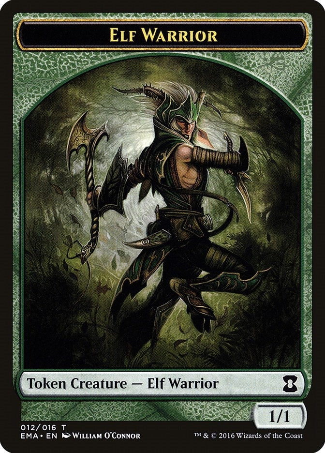 Image for Elf Warrior Token (12) (Eternal Masters) (EMA) - Magic: The Gathering