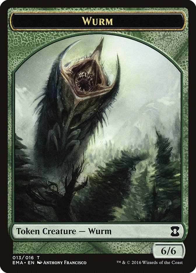 Image for Wurm Token (13) (Eternal Masters) (EMA) - Magic: The Gathering