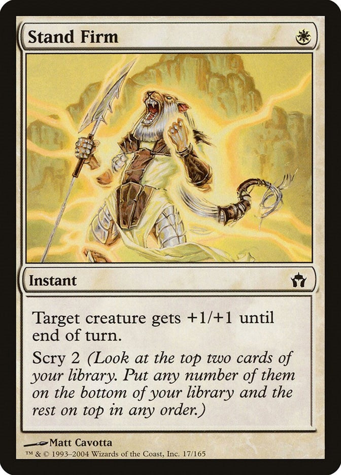 Image for Stand Firm (17) (Fifth Dawn) (5DN) - Magic: The Gathering