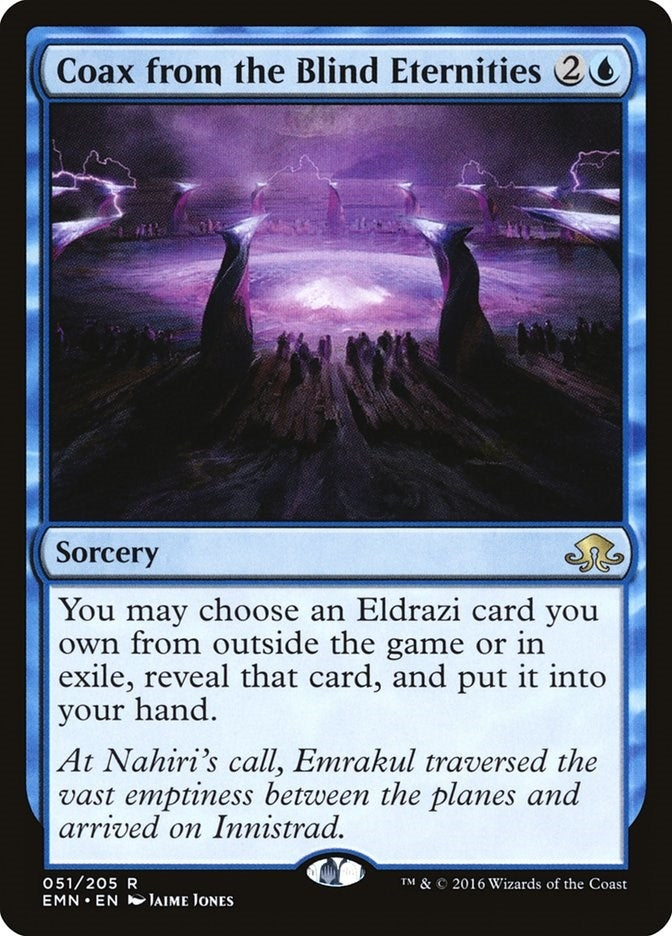 Image for Coax from the Blind Eternities (51) (Eldritch Moon) - Magic: The Gathering