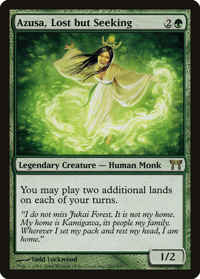 Image for Azusa, Lost but Seeking (201) (Champions of Kamigawa) (CHK) - Magic: The Gathering