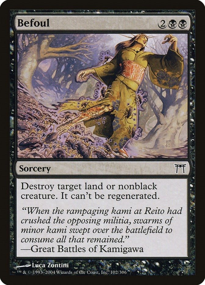 Image for Befoul (102) (Champions of Kamigawa) (CHK) - Magic: The Gathering