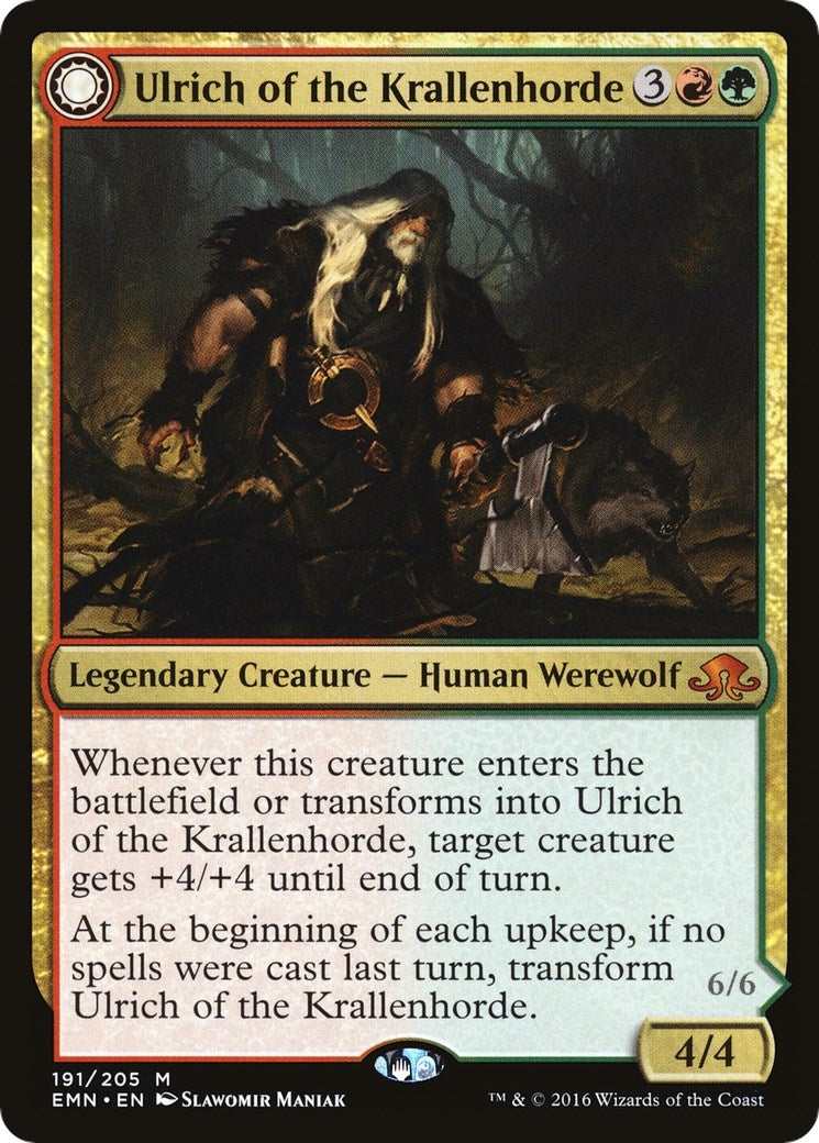 Image for Ulrich of the Krallenhorde (191) (Eldritch Moon) - Magic: The Gathering