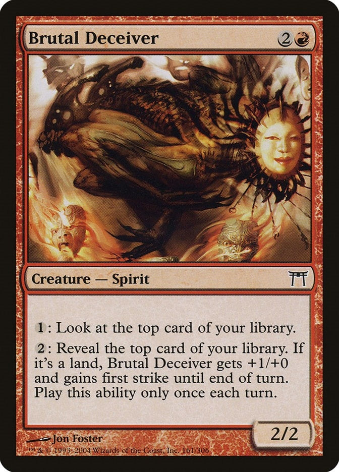 Image for Brutal Deceiver (161) (Champions of Kamigawa) (CHK) - Magic: The Gathering