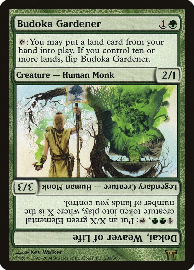 Image for Budoka Gardener // Dokai, Weaver of Life (202) (Champions of Kamigawa) (CHK) - Magic: The Gathering