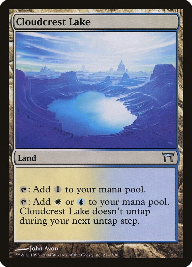 Image for Cloudcrest Lake (274) (Champions of Kamigawa) (CHK) - Magic: The Gathering
