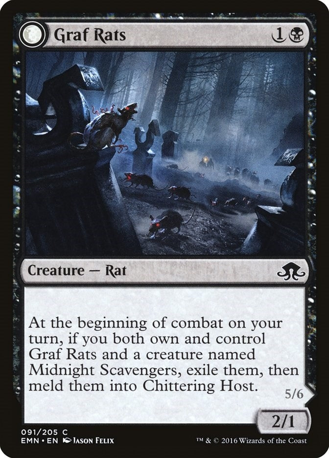 Image for Graf Rats (91) (Eldritch Moon) - Magic: The Gathering
