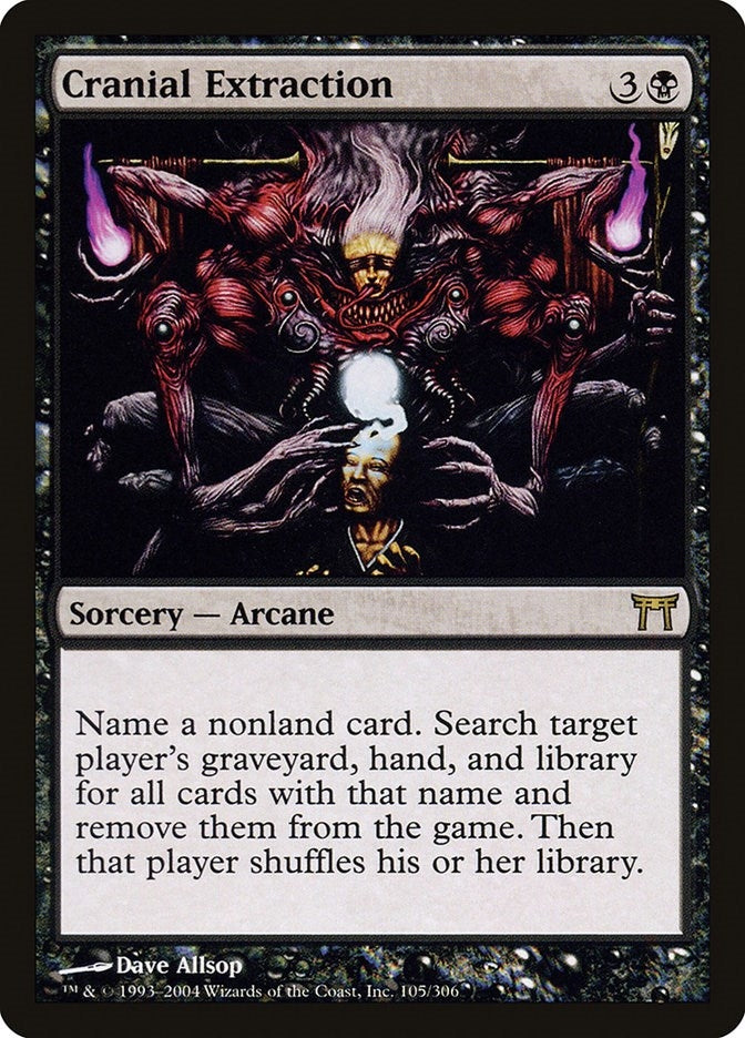 Image for Cranial Extraction (105) (Champions of Kamigawa) (CHK) - Magic: The Gathering