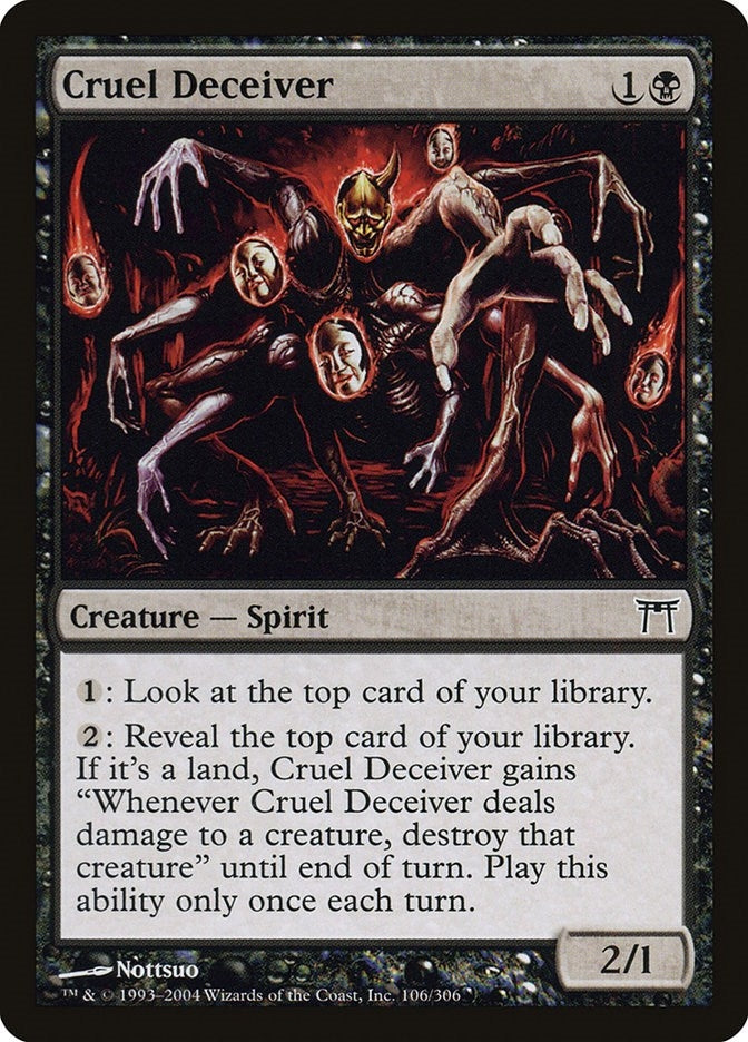 Image for Cruel Deceiver (106) (Champions of Kamigawa) (CHK) - Magic: The Gathering