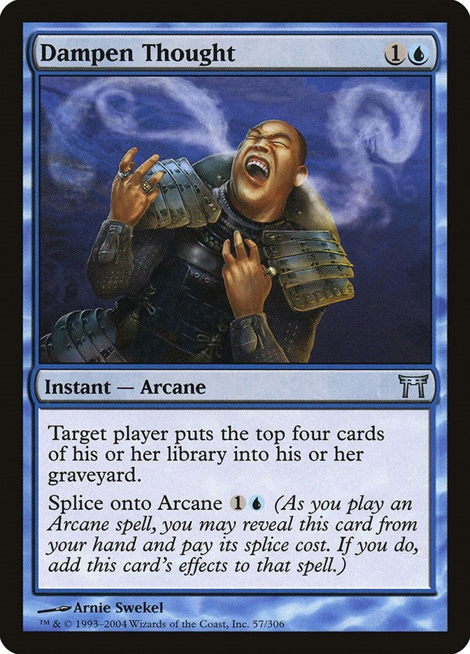 Image for Dampen Thought (57) (Champions of Kamigawa) (CHK) - Magic: The Gathering