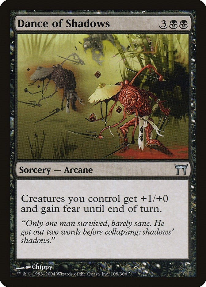 Image for Dance of Shadows (108) (Champions of Kamigawa) (CHK) - Magic: The Gathering
