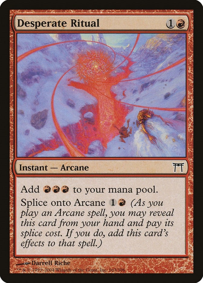 Image for Desperate Ritual (163) (Champions of Kamigawa) (CHK) - Magic: The Gathering