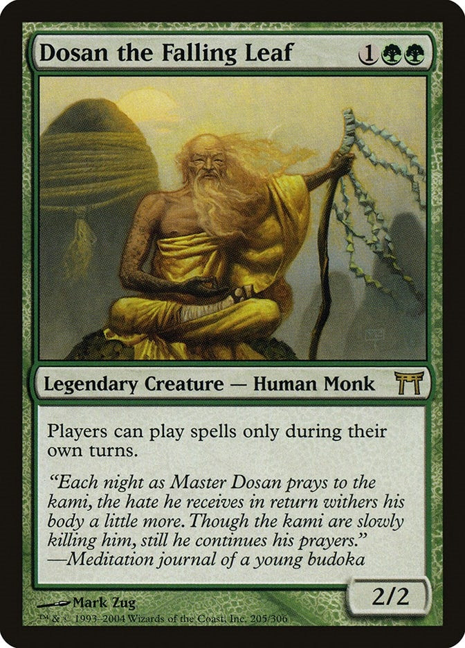 Image for Dosan the Falling Leaf (205) (Champions of Kamigawa) (CHK) - Magic: The Gathering