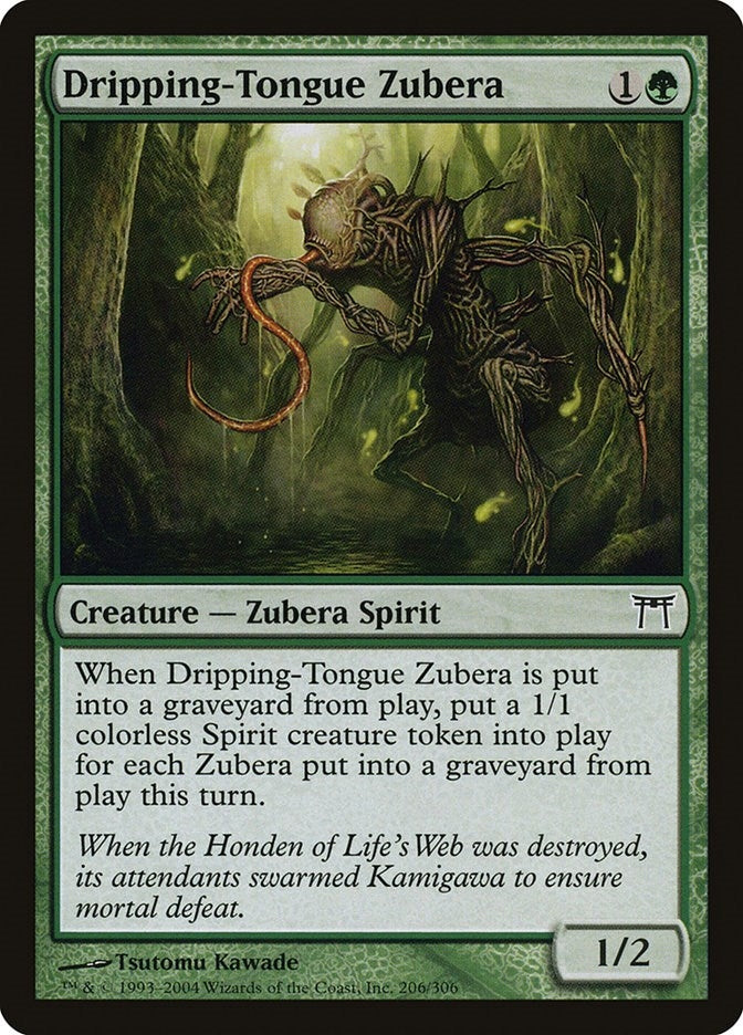 Image for Dripping-Tongue Zubera (206) (Champions of Kamigawa) (CHK) - Magic: The Gathering