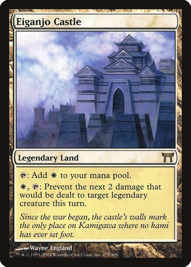 Image for Eiganjo Castle (275) (Champions of Kamigawa) (CHK) - Magic: The Gathering